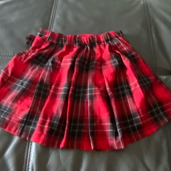 Justice skirt red green and white - Picture 2 of 5